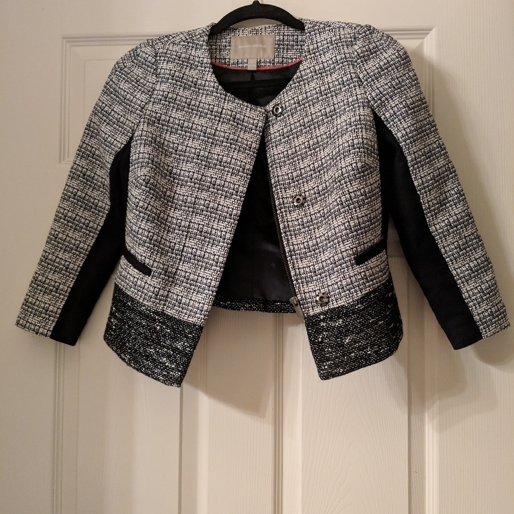 Banana Republic Tweed Jacket